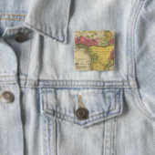 Badge Carré 5 Cm Afrique 33 (En situation)