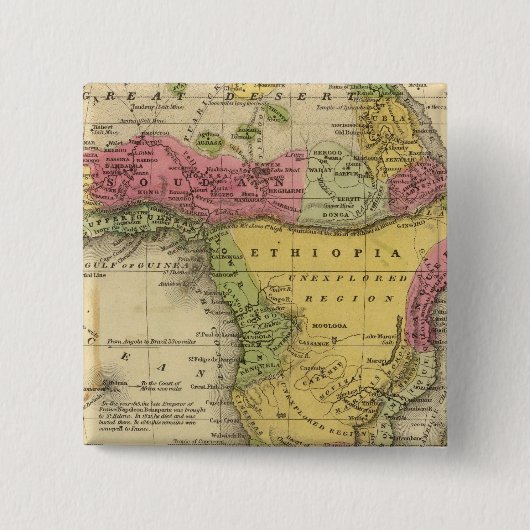 Badge Carré 5 Cm Afrique 33 (Devant)