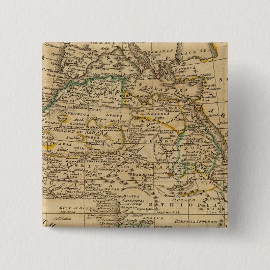 Badge Carré 5 Cm Afrique 45 (Devant)