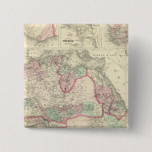 Badge Carré 5 Cm Afrique 47
