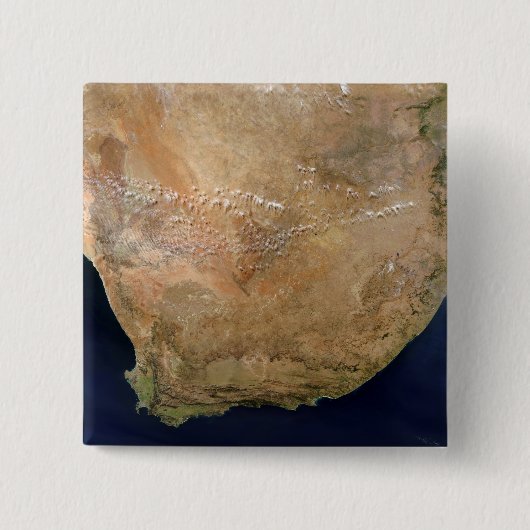 Badge Carré 5 Cm Afrique australe (Devant)