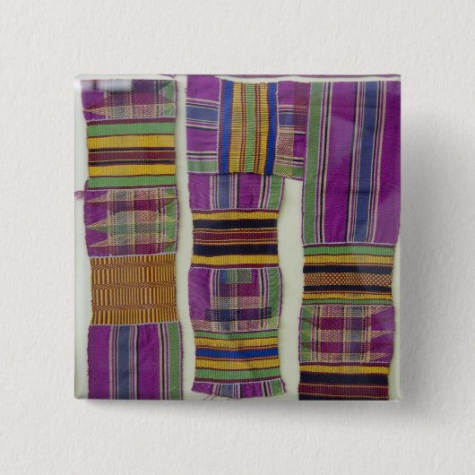 Badge Carré 5 Cm Afrique, Ghana, Accra. Musée national, considéré (Devant)