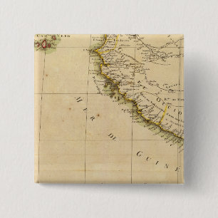 Badge Carré 5 Cm Afrique occidentale