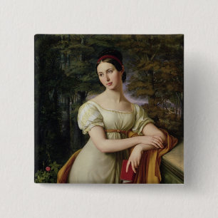 Badge Carré 5 Cm Agnès Rauch, 1825