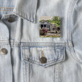 BADGE CARRÉ 5 CM AGRICULTURE (En situation)