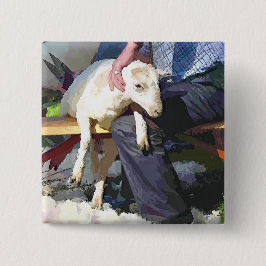 BADGE CARRÉ 5 CM AGRICULTURE (Devant)