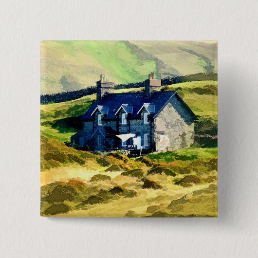 BADGE CARRÉ 5 CM AGRICULTURE (Devant)