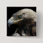 Badge Carré 5 Cm Aigle (Devant)
