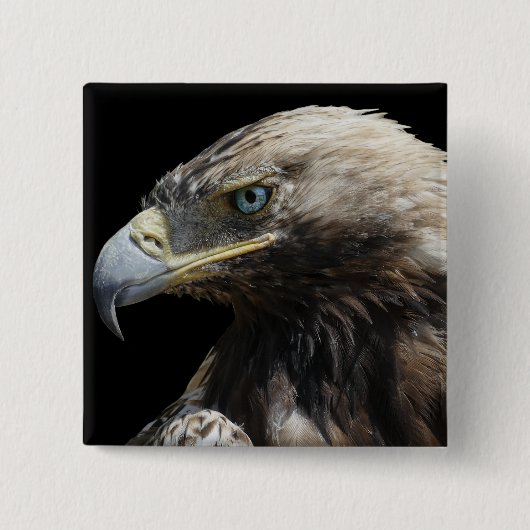 Badge Carré 5 Cm Aigle (Devant)