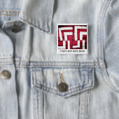 BADGE CARRÉ 5 CM AIMANT DE TSGB (En situation)