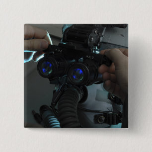 Badge Carré 5 Cm Airman ajuste la durée de l'oeil