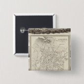 Badge Carré 5 Cm Aix-la-Chapelle, Allemagne (Devant & derrière)