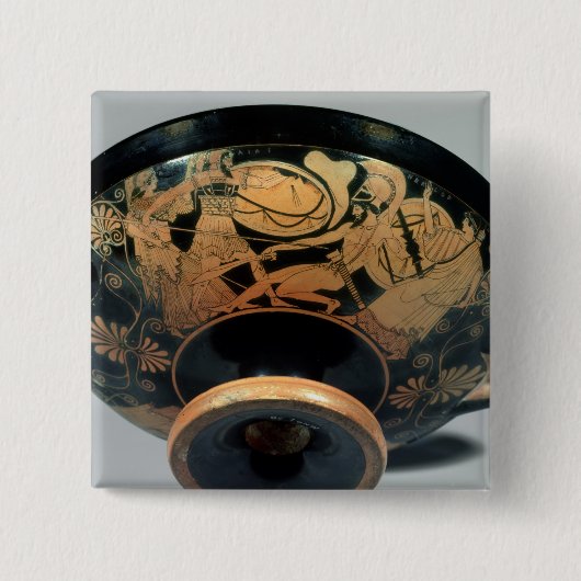 Badge Carré 5 Cm Ajax, recommandé dessus par Athéna (Devant)