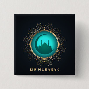 Badge Carré 5 Cm Al Adha et Fitr de Ramadan