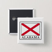 Badge Carré 5 Cm Alabama (Devant & derrière)