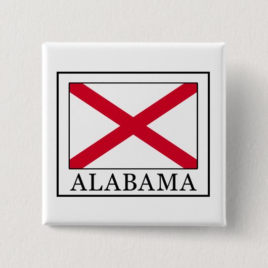 Badge Carré 5 Cm Alabama (Devant)