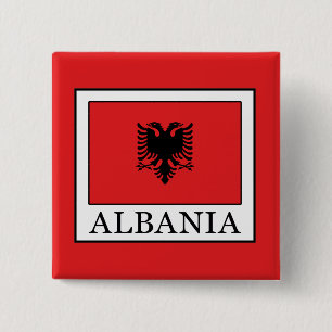 Badge Carré 5 Cm Albanie