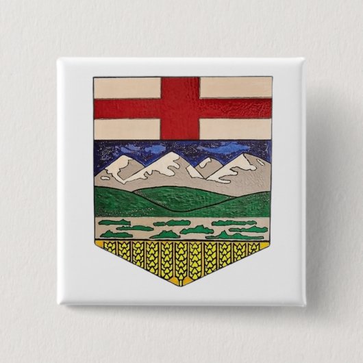 BADGE CARRÉ 5 CM ALBERTA (Devant)