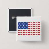 Badge Carré 5 Cm ALÉA-Drapeau À Cycle Automobile (Devant & derrière)