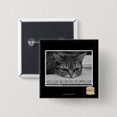 Badge Carré 5 Cm Alerte de Grumpage (Devant & derrière)