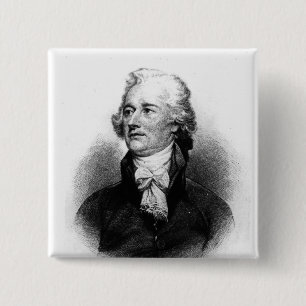 Badge Carré 5 Cm Alexander Hamilton