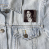 Badge Carré 5 Cm Alexandre Pushkin (En situation)