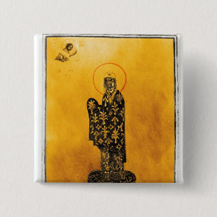 Badge Carré 5 Cm Alexius I Comnenus, empereur bizantin 2