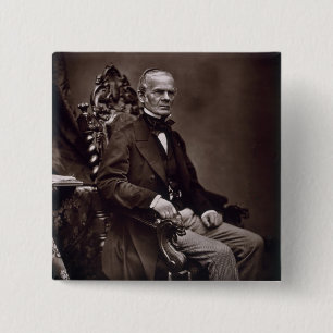 Badge Carré 5 Cm Alfred Auguste Cuvillier-Fleury (1802-87), de 'G