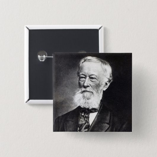 Badge Carré 5 Cm Alfred Krupp (Devant & derrière)