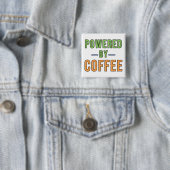 Badge Carré 5 Cm Alimenté par le café (En situation)