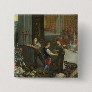 Badge Carré 5 Cm Allégorie de goût
