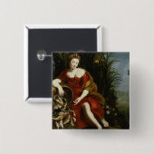 Badge Carré 5 Cm Allégorie de l'eau (Devant & derrière)