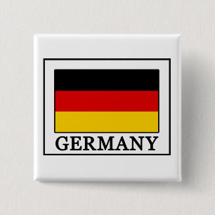 Badge Carré 5 Cm Allemagne