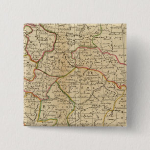 Badge Carré 5 Cm Allemagne, Bohême
