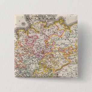 Badge Carré 5 Cm Allemagne de 1495 à 1618