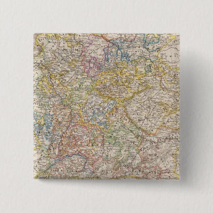 Badge Carré 5 Cm Allemagne : Rudolf von Habsburg