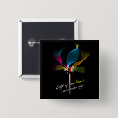 Badge Carré 5 Cm Allumez vos rêves (Devant & derrière)