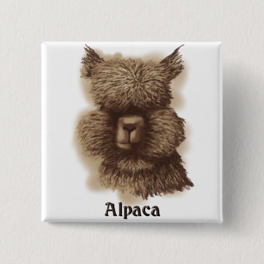 Badge Carré 5 Cm Alpaca (Devant)