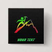 Badge Carré 5 Cm Alpinisme lisse (Devant)