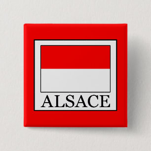 Badge Carré 5 Cm Alsace