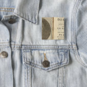 Badge Carré 5 Cm Altas (En situation)