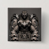 Badge Carré 5 Cm Alternate de bande (Devant)