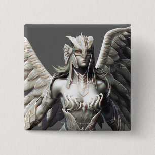 Badge Carré 5 Cm Alternate de Hawkgirl