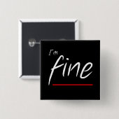 Badge Carré 5 Cm Alternity : Très bien (Devant & derrière)