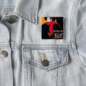 Badge Carré 5 Cm Ambassadeurs (En situation)