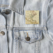 Badge Carré 5 Cm Amérique 7 (En situation)
