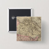 Badge Carré 5 Cm Amérique du Nord 19 (Devant & derrière)