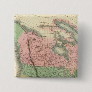 Badge Carré 5 Cm Amérique du Nord 2