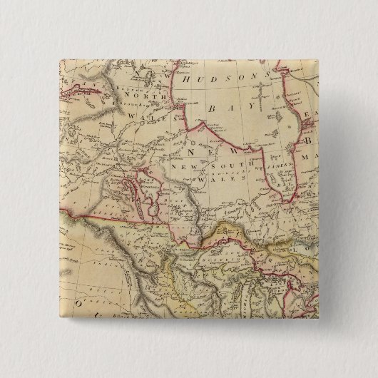 Badge Carré 5 Cm Amérique du Nord 26 (Devant)