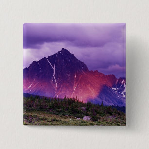 Badge Carré 5 Cm Amérique du Nord, Canada, Alberta, Canada